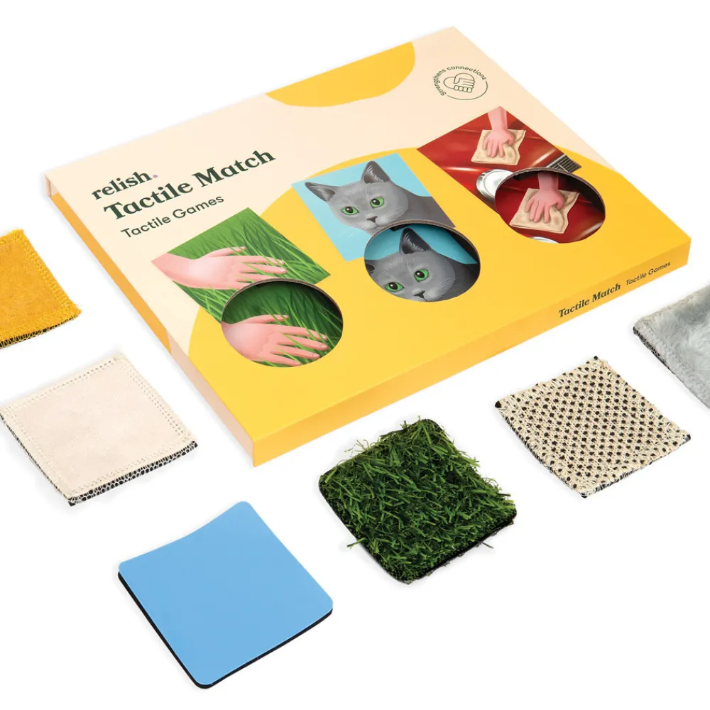HOPTOYS Stimulation Sensorielle<6 Carres Tactiles