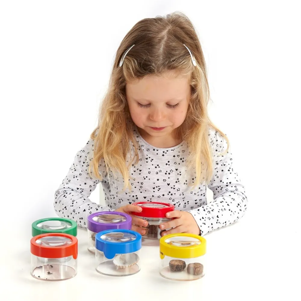 HOPTOYS Matériel Montessori & Reggio*6 Pots Loupe