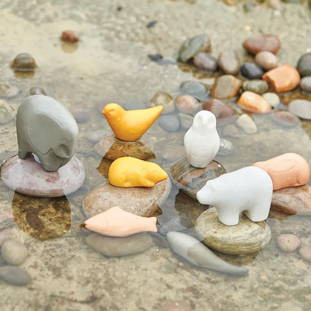 HOPTOYS Jeux Éducatifs Sensoriels*Animaux Lestés Par 8