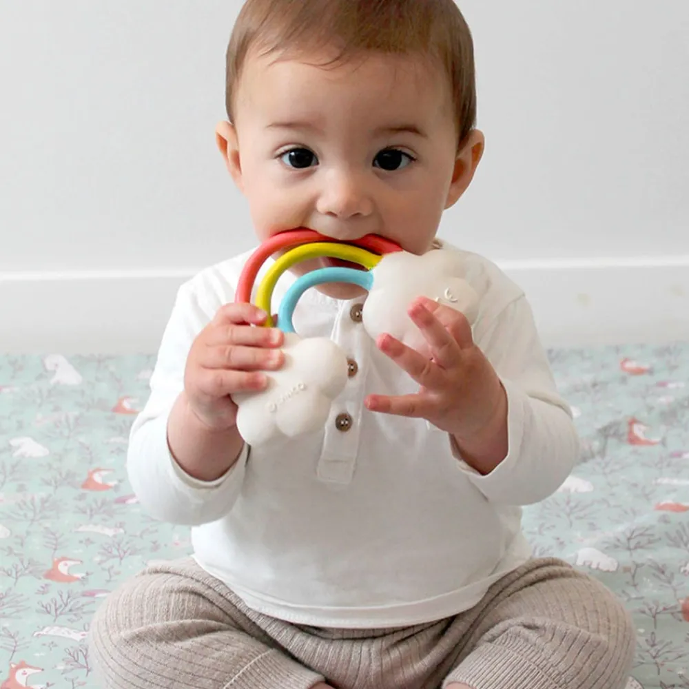 HOPTOYS 1er Éveil<Anneau De Dentition Arc-En-Ciel