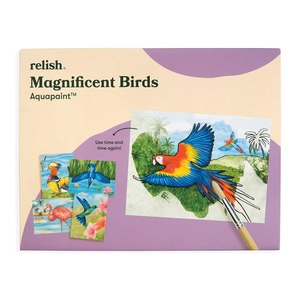 HOPTOYS Creativite*Aquapaint Oiseaux Magnifiques