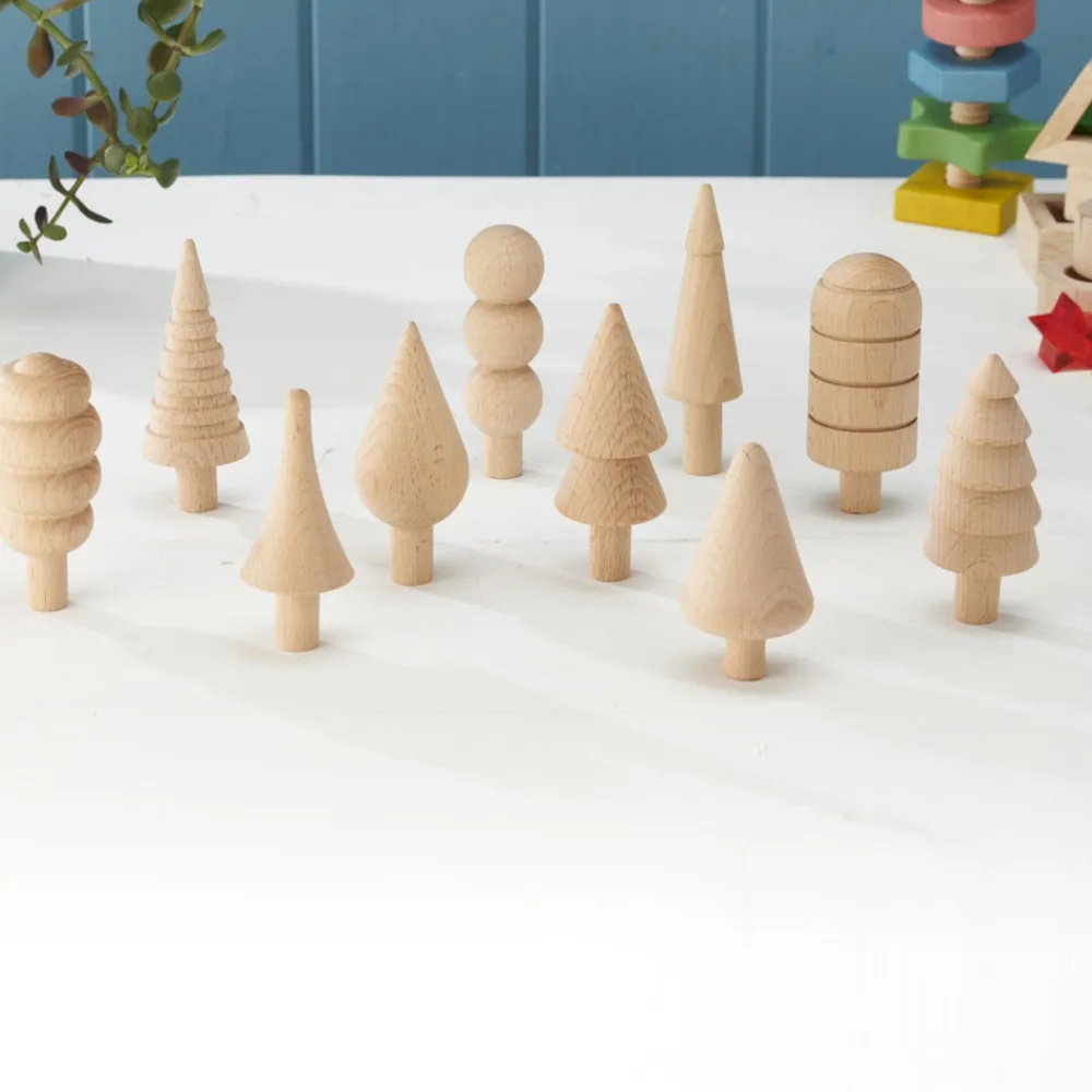 HOPTOYS Montessori Pour Tous<Arbres Forestiers En Bois