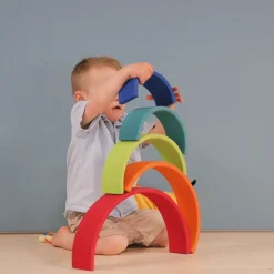 HOPTOYS Premiers Apprentissages<Arc-En-Ciel En Bois Multicolore