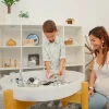 HOPTOYS Jeux Éducatifs Sensoriels*Bac D'Exploration Rond