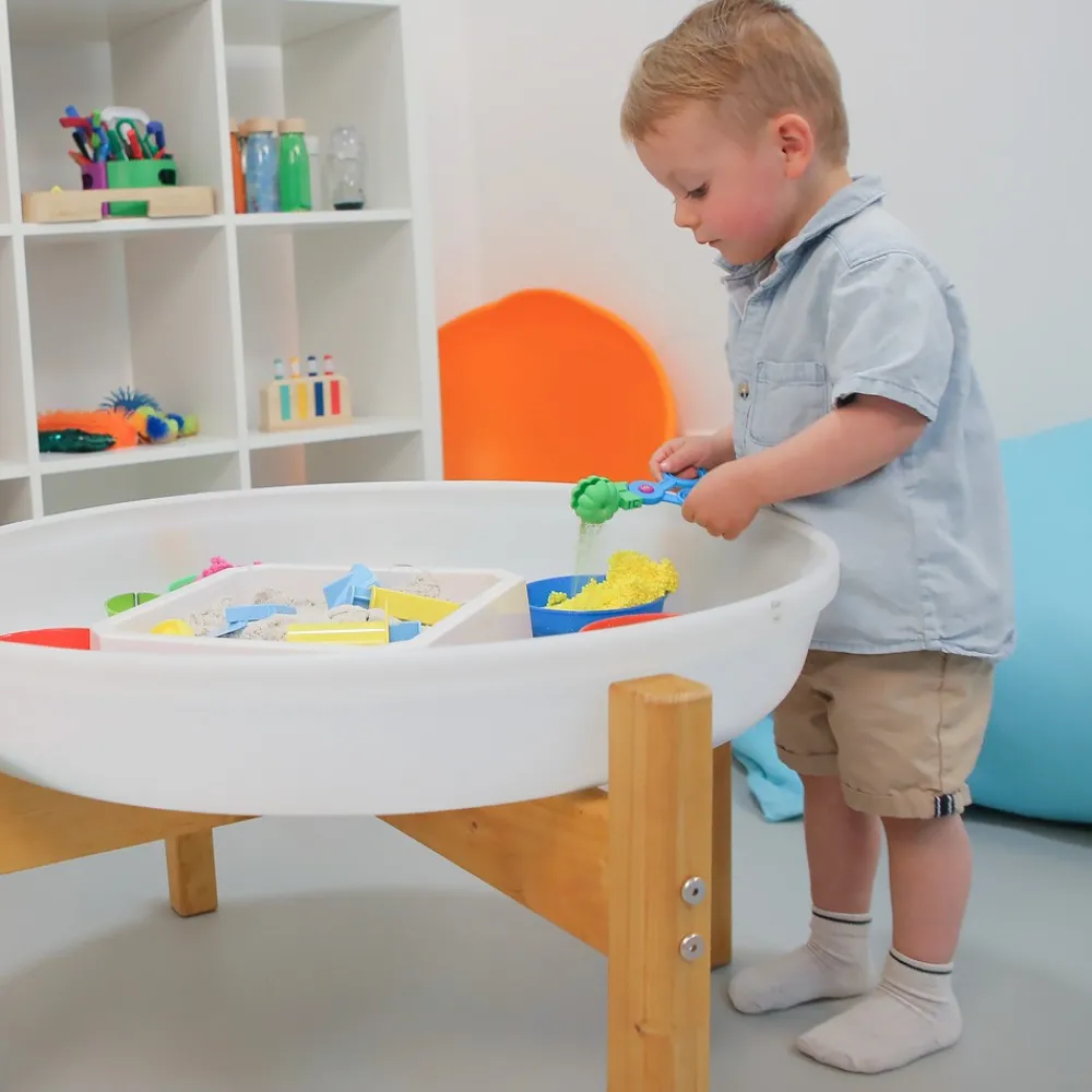 HOPTOYS Jeux Éducatifs Sensoriels*Bac D'Exploration Rond