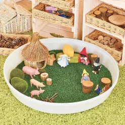 HOPTOYS Jeux Éducatifs Sensoriels*Bac D'Exploration Rond