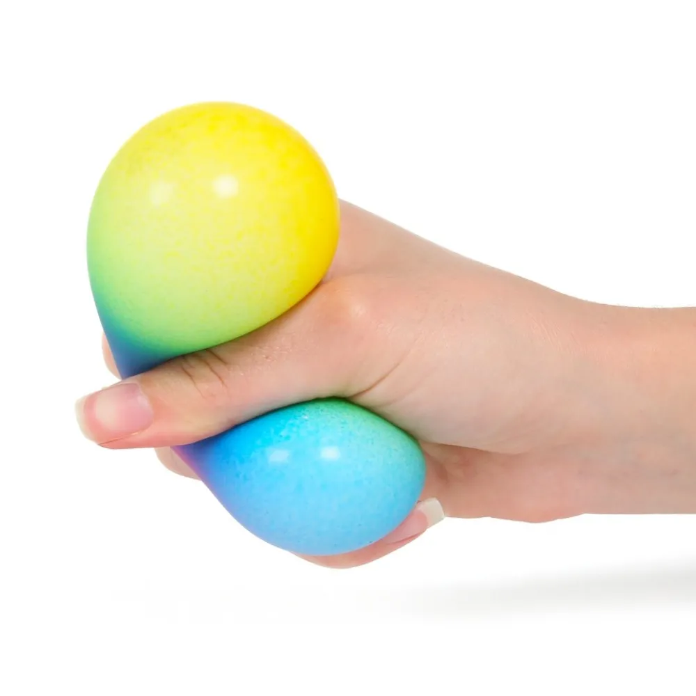 HOPTOYS Fidgets*Balle A Triturer - Arc-En-Ciel