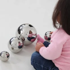 HOPTOYS Stimulation Sensorielle*Balles Miroirs Par 4
