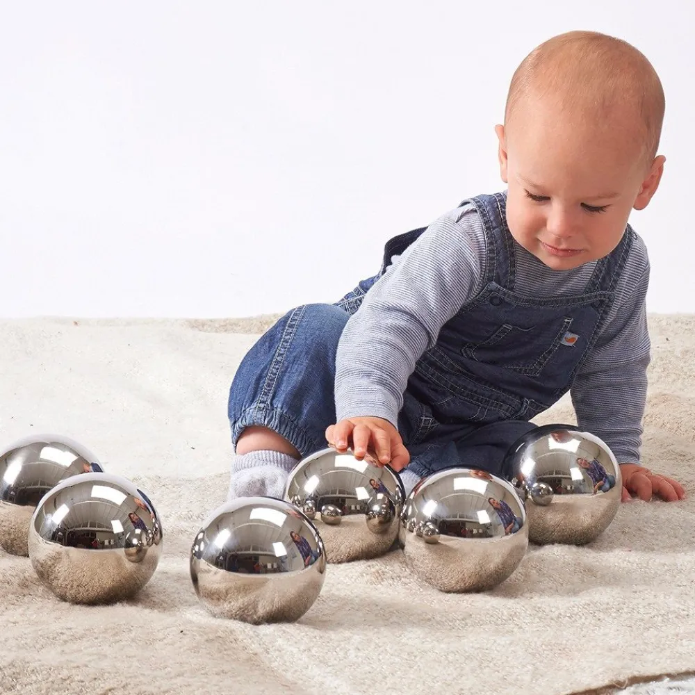 HOPTOYS Stimulation Sensorielle<Balles Sensorielles Miroirs Par 6