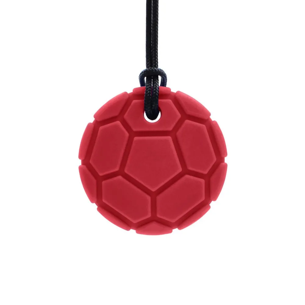 HOPTOYS Bijoux À Mordiller*Ballon De Foot - Collier De Mastication