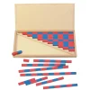 HOPTOYS Jeux Éducatifs*Barres Rouges Et Bleues Montessori
