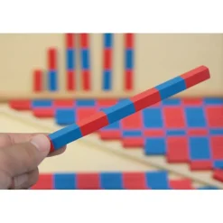 HOPTOYS Jeux Éducatifs*Barres Rouges Et Bleues Montessori