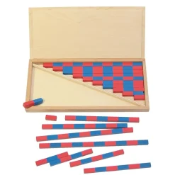 HOPTOYS Raisonnement Logico-Mathematique<Barres Rouges Et Bleues Montessori