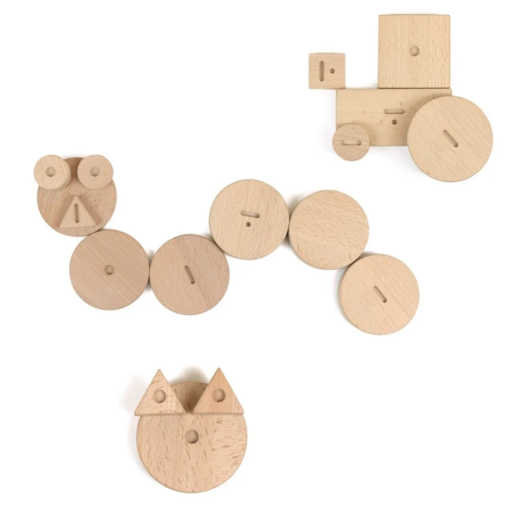 HOPTOYS Jeux De Construction*Blocs De Logique Sensorielle