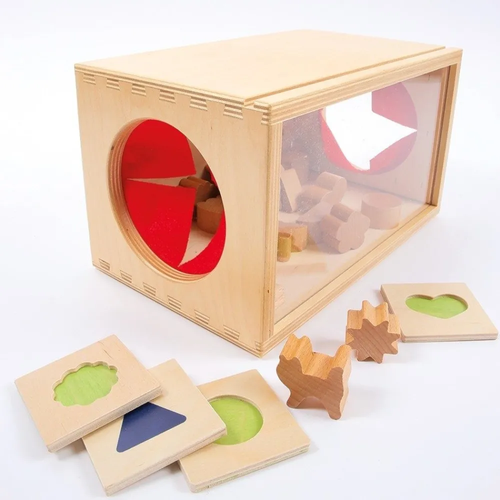 HOPTOYS Idees Cadeaux Pour Une Personne Avec Un Handicap Visuel*Boite A Formes Tactiles
