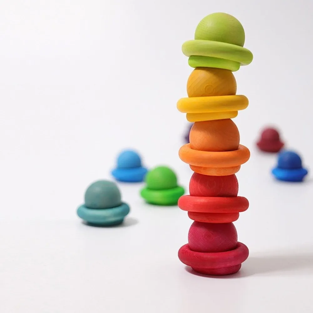 HOPTOYS Intervention Precoce*Boules Bois Par 12