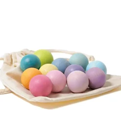 HOPTOYS Intervention Precoce*Boules Bois Par 12