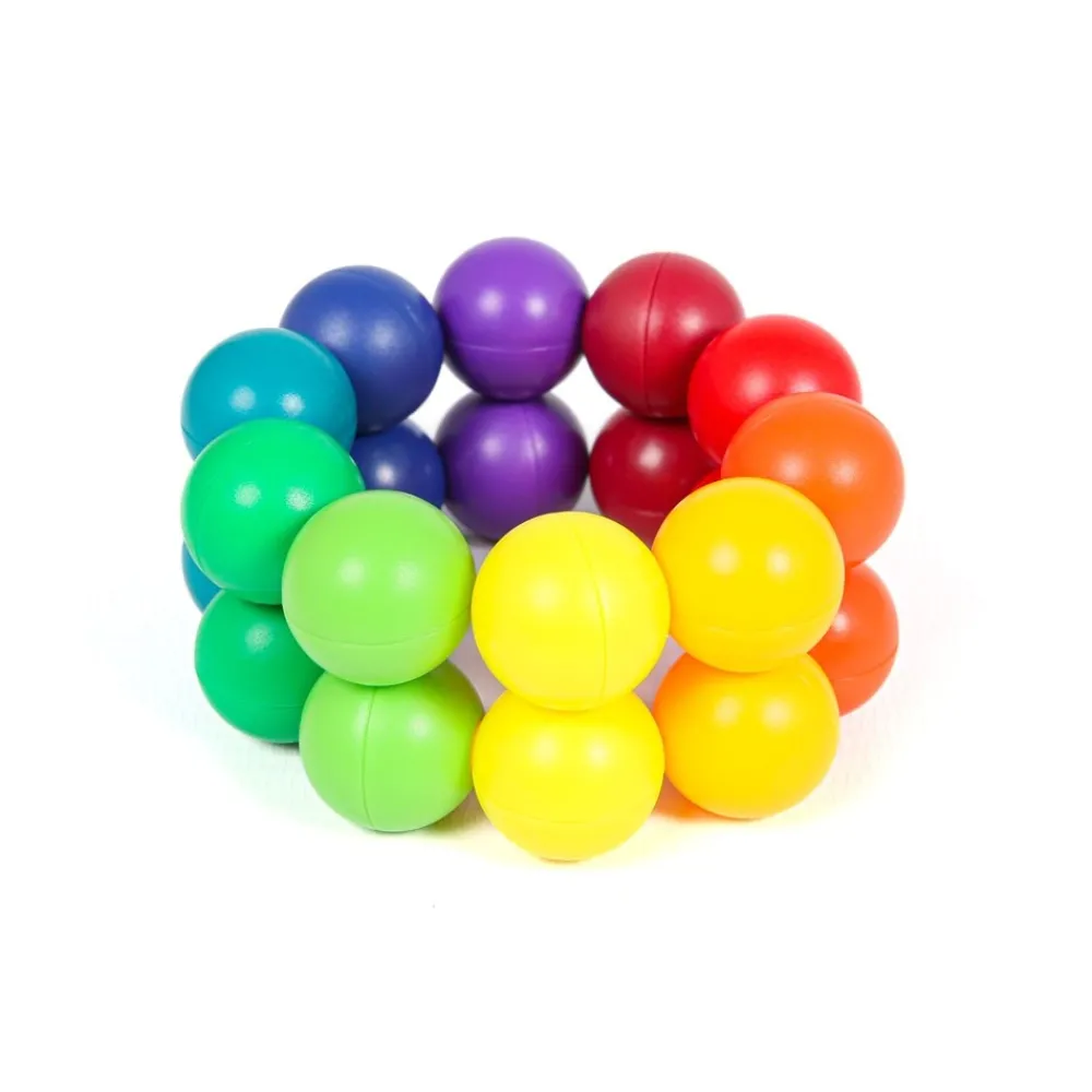 HOPTOYS Fidgets*Boules Jumbly Arc-En-Ciel