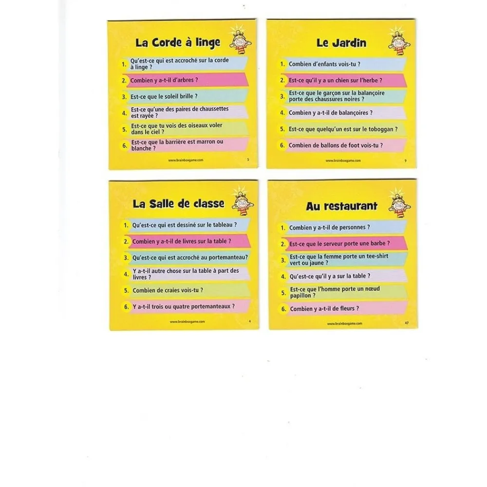 HOPTOYS Compétences Visuelles*Brainbox Mémoire Visuelle