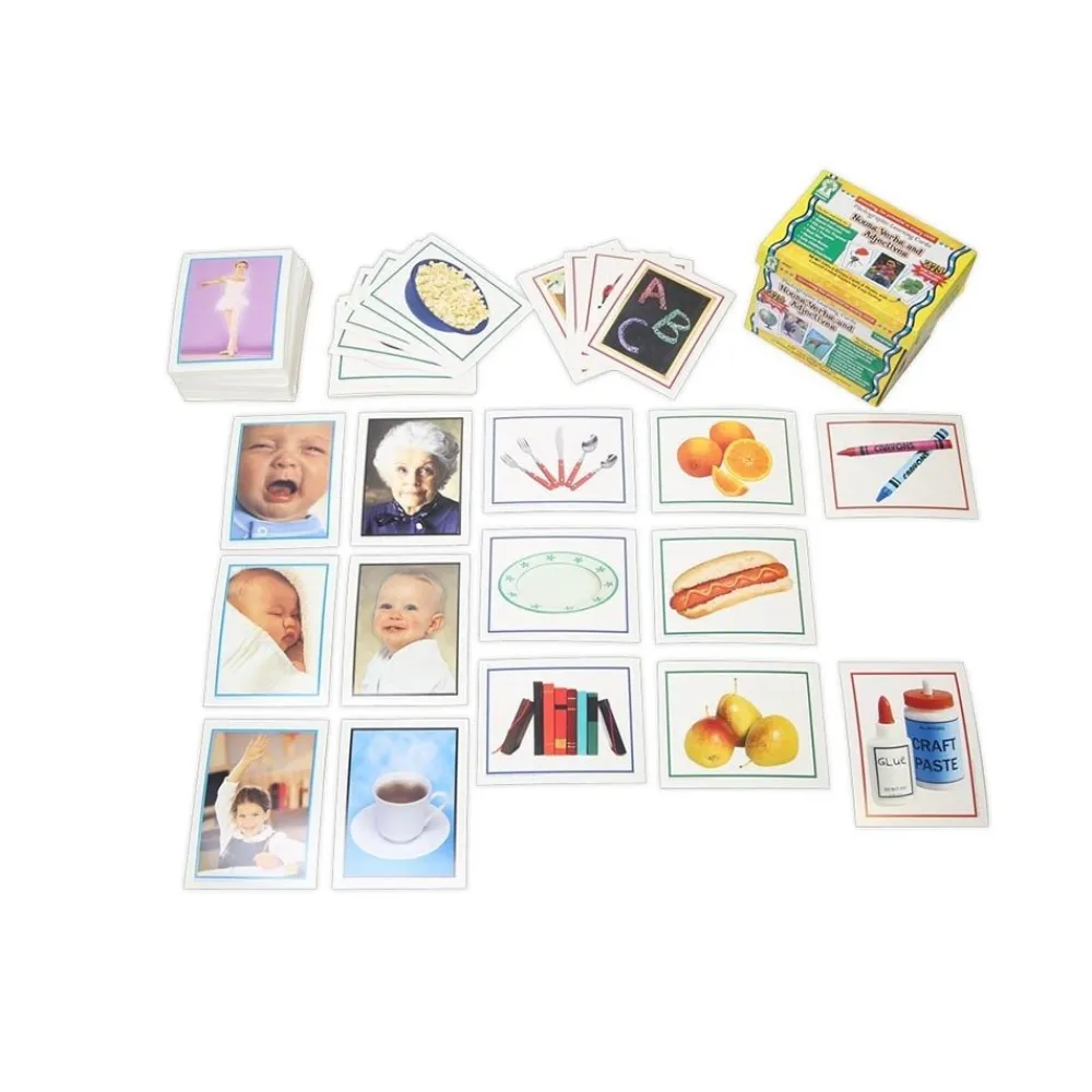 HOPTOYS Lexique, Imagerie, Langage Oral<Cartes D'Apprentissage Noms, Verbes Et Adjectifs