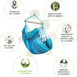 HOPTOYS Intégration Sensorielle<Chaise Hamac Habana - Lagoon