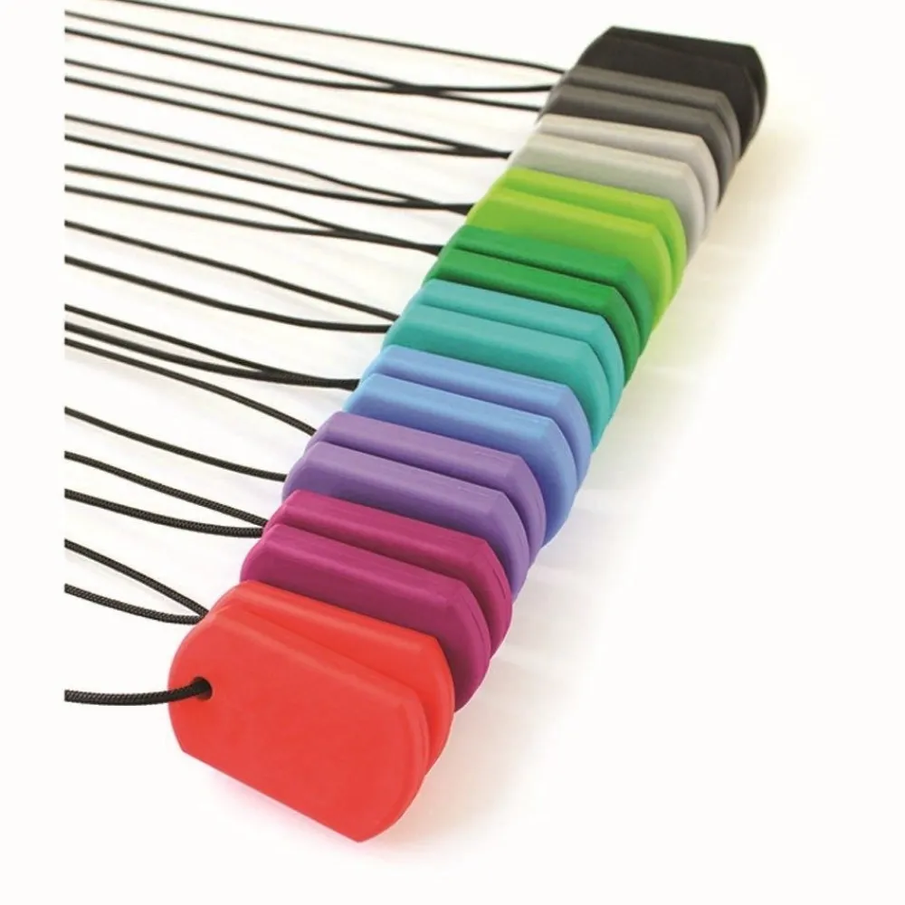 HOPTOYS Stimulation De La Zone Oro-Faciale*Chew Tags - Collier De Mastication
