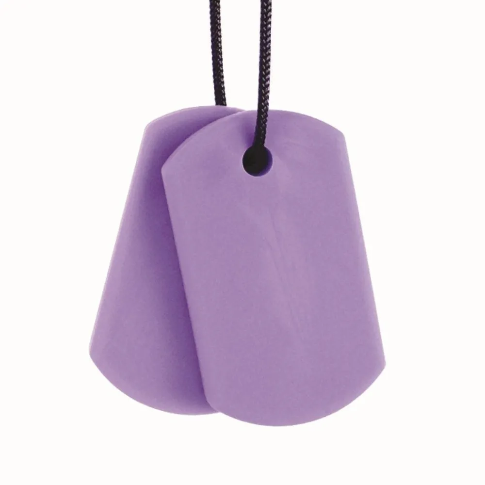 HOPTOYS Stimulation De La Zone Oro-Faciale*Chew Tags - Collier De Mastication