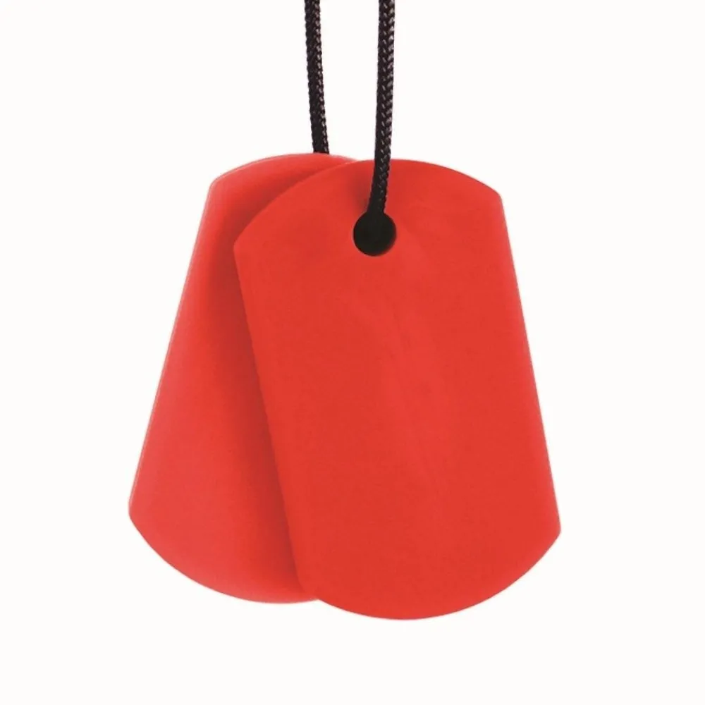 HOPTOYS Stimulation De La Zone Oro-Faciale*Chew Tags - Collier De Mastication