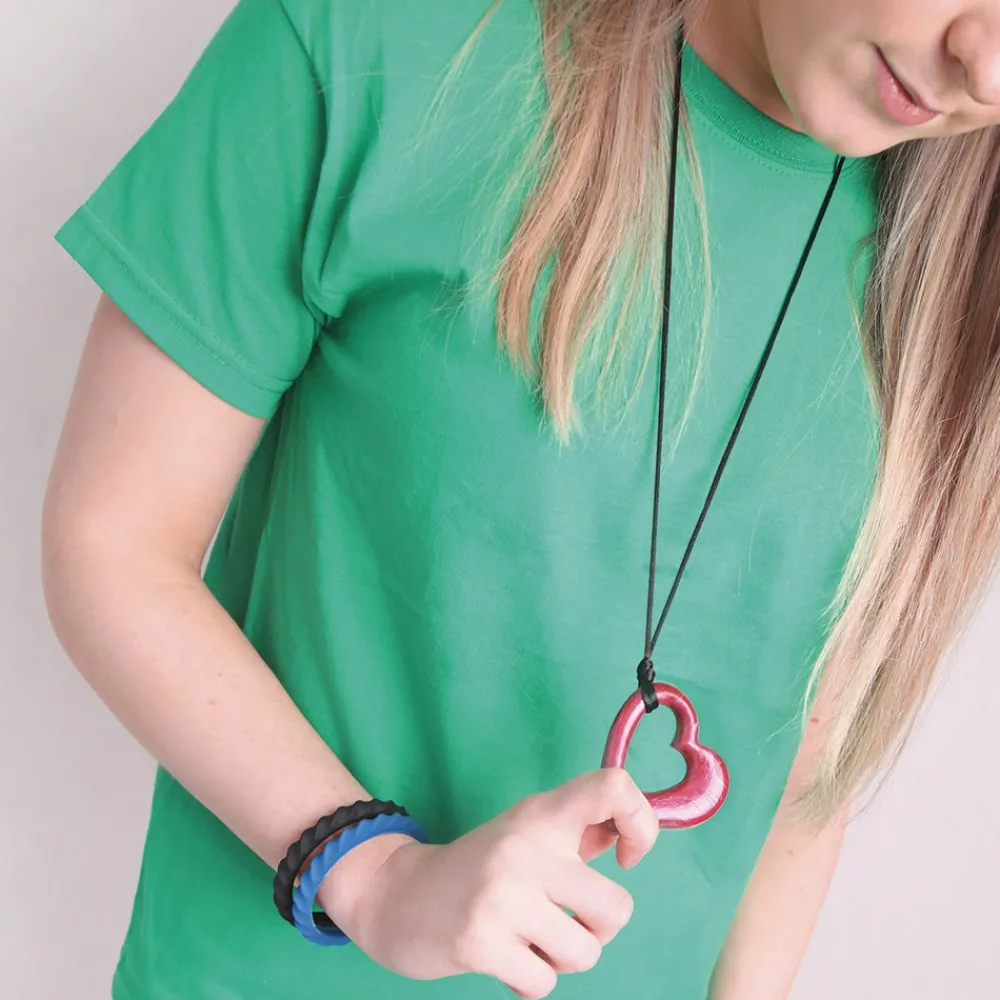 HOPTOYS Oralite Et Alimentation*Collier Coeur