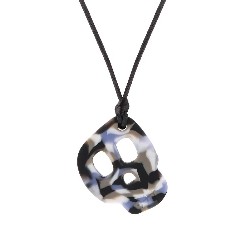 HOPTOYS Praxies Bucco-Faciales<Collier Pendentif Tete De Mort