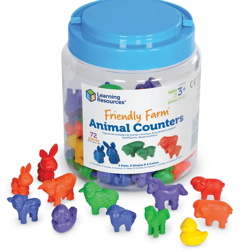 HOPTOYS Jeux Éducatifs*Compteurs Animaux De La Ferme Par 72