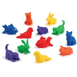 HOPTOYS Dyscalculie*Compteurs Animaux Familiers Par 72