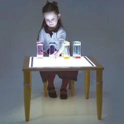 HOPTOYS Eveil & Experimentation Sensoriels<Console Bois Avec Table Lumineuse