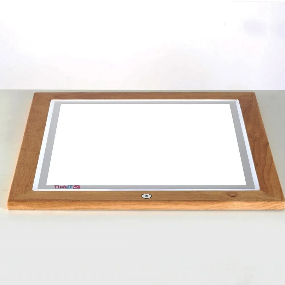 HOPTOYS Eveil & Experimentation Sensoriels<Console Bois Avec Table Lumineuse