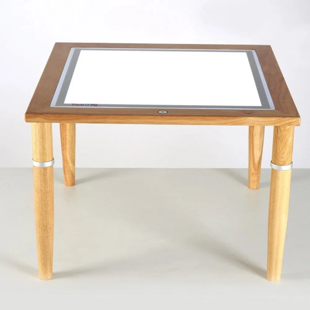 HOPTOYS Eveil & Experimentation Sensoriels<Console Bois Avec Table Lumineuse