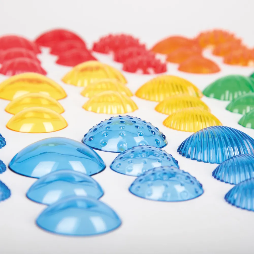 HOPTOYS Motricité Fine Ergothérapie<Coquillages Multicolores Tactiles Par 108