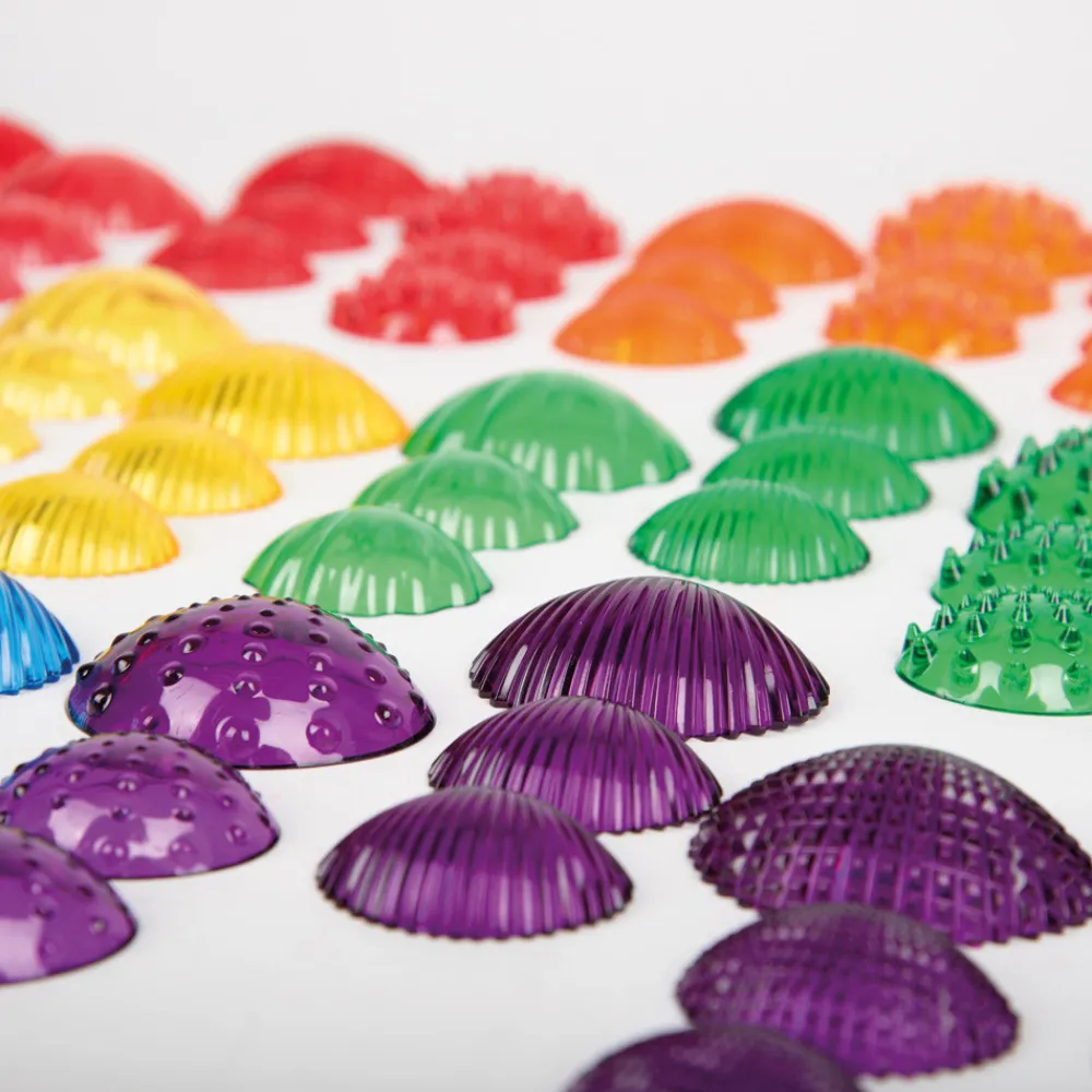 HOPTOYS Motricité Fine Ergothérapie<Coquillages Multicolores Tactiles Par 108