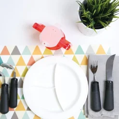 HOPTOYS Aides Aux Repas*Couverts Goodgrip Lestés