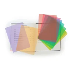 HOPTOYS Lecture<Couvre-Feuilles Transparents Colores X 10