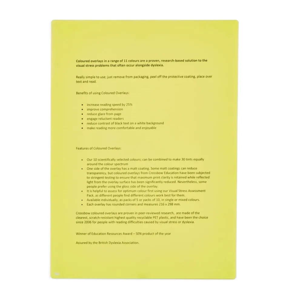 HOPTOYS Lecture<Couvre-Feuilles Transparents Colores X 10