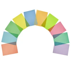HOPTOYS Lecture<Couvre-Feuilles Transparents Colores X 10