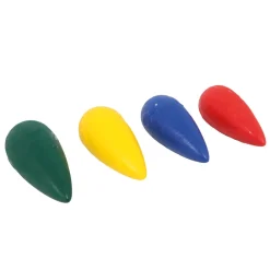 HOPTOYS Matériel Scolaire Ergonomique<Craies Ergonomiques En Forme De Gouttes Par 4