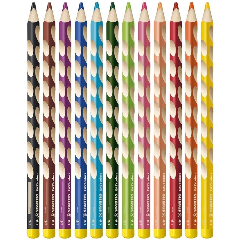 HOPTOYS Graphomotricité<Crayons De Couleur Easy Par 12