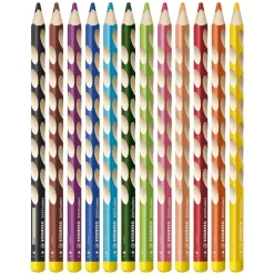 HOPTOYS Outils D'Adaptation Scolaire*Crayons De Couleur Easy Par 12
