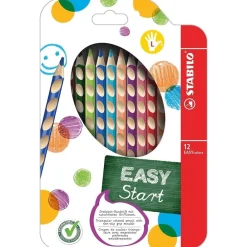 HOPTOYS Outils D'Adaptation Scolaire*Crayons De Couleur Easy Par 12