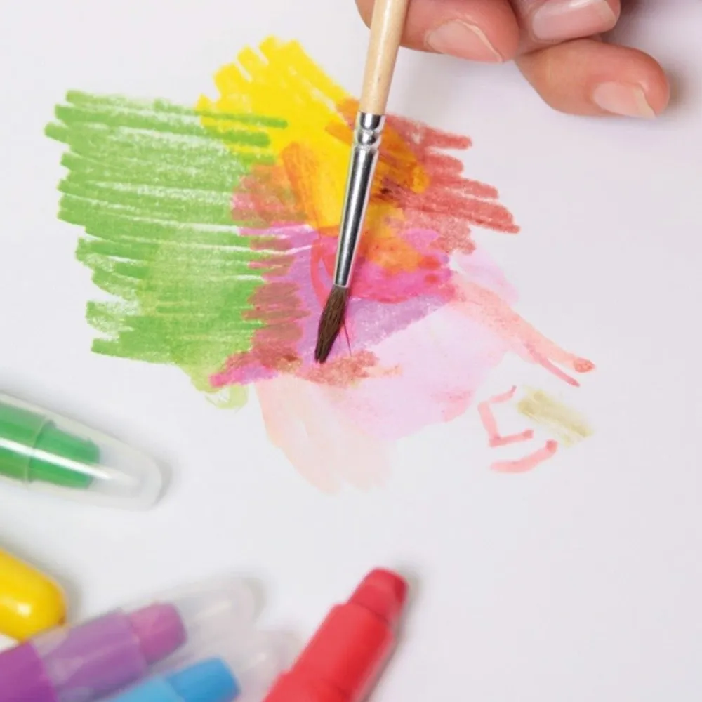 HOPTOYS Outils D'Adaptation Scolaire*Crayons De Couleur Smoothy Par 6