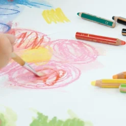 HOPTOYS Graphomotricité<Crayons De Couleur Xxl 3 En 1