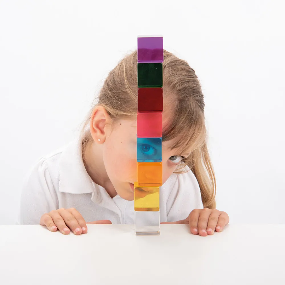 HOPTOYS Intégration Sensorielle<Cubes Perception Par 8