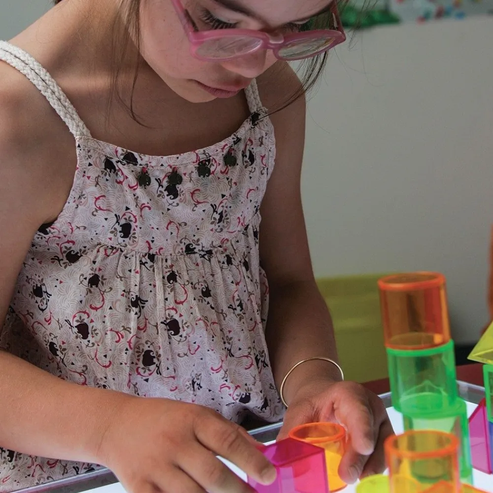 HOPTOYS Cycle 1 (Maternelle)<Cubes Translucides Multicolores Par 50