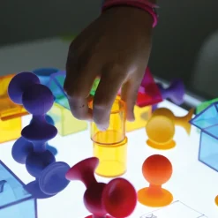 HOPTOYS Cycle 1 (Maternelle)<Cubes Translucides Multicolores Par 50